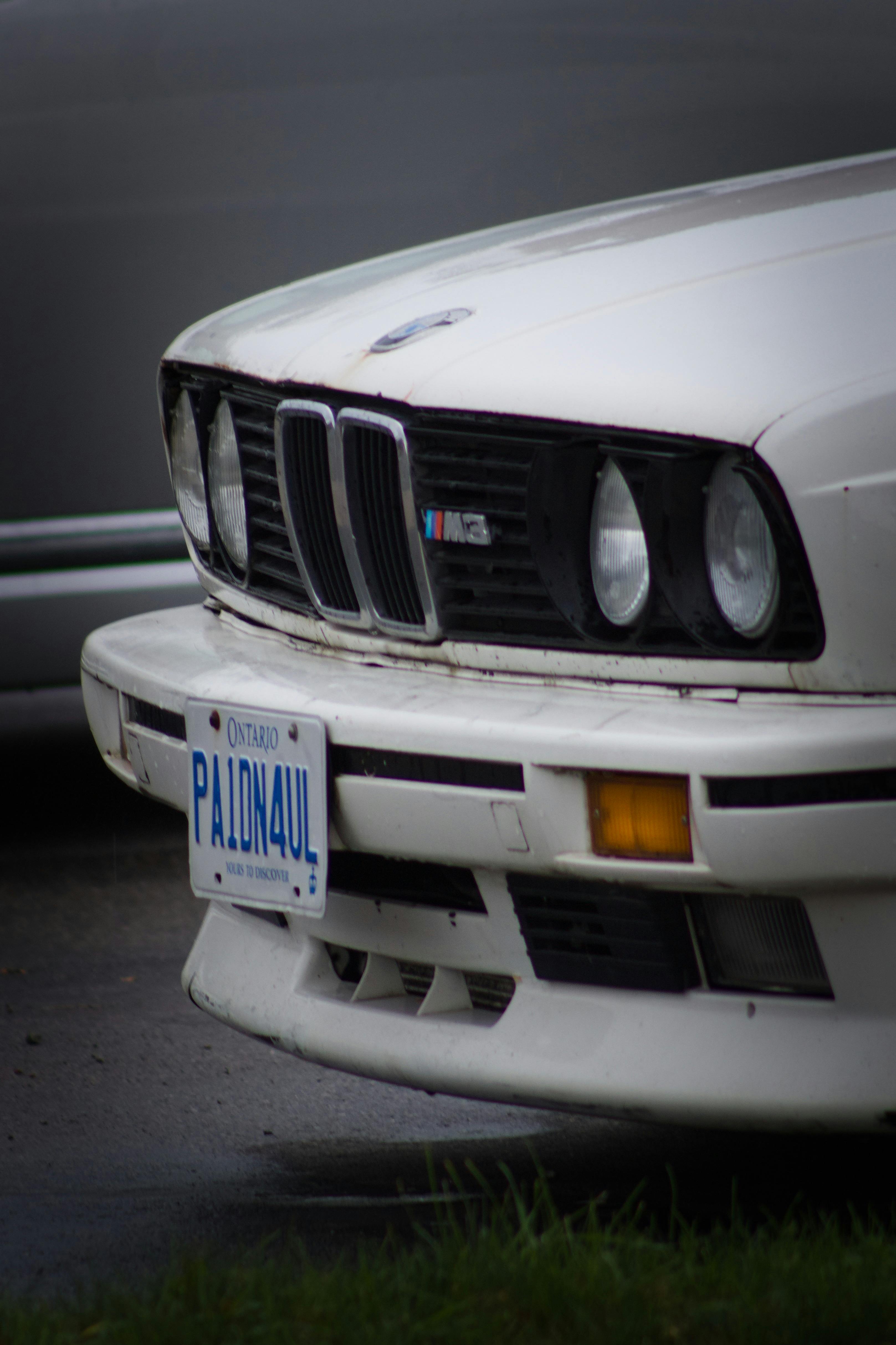 Ontario license plate close-up for plate-capture survey context